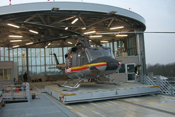 Helikopterplattform in Berlin - AZ Elektrotechnik, Schweiz